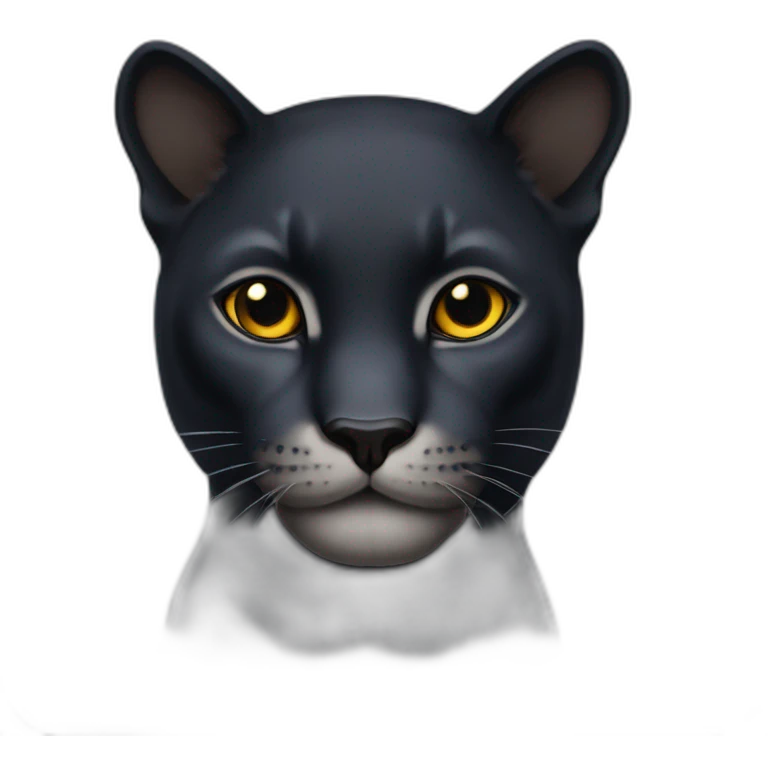 Panthère noire emoji
