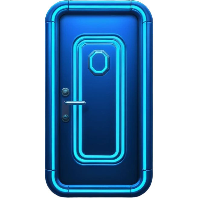 cyberpunk neon door emoji