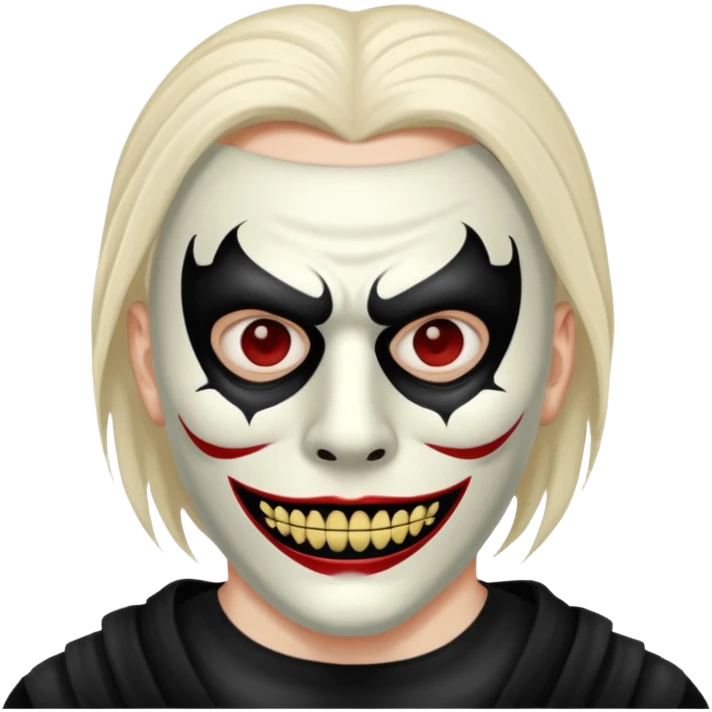 horror masked man emoji