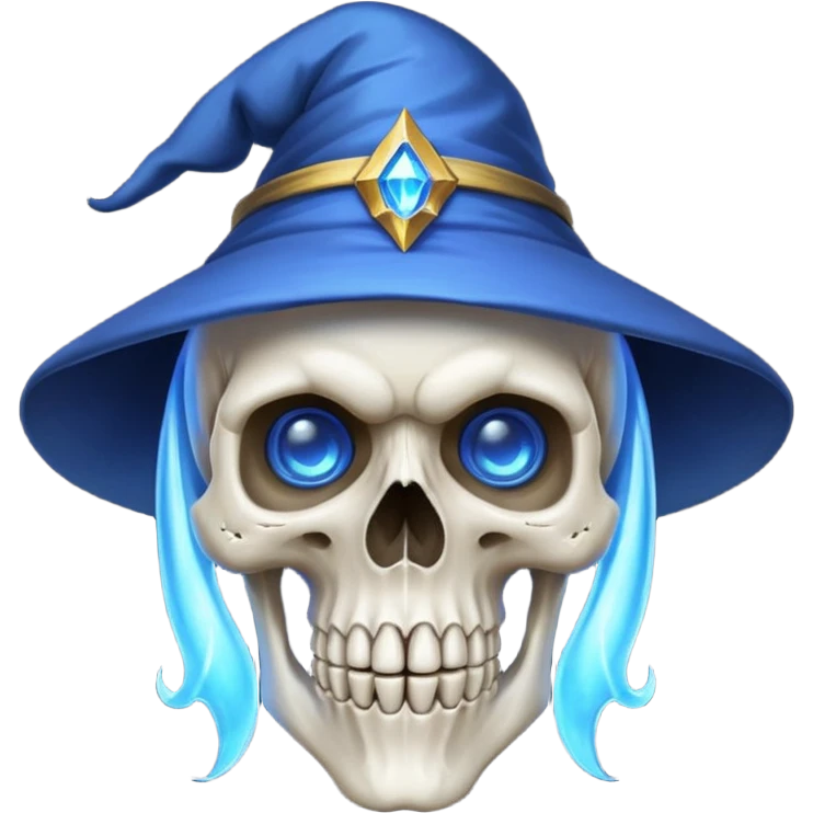 wizard skull emoji