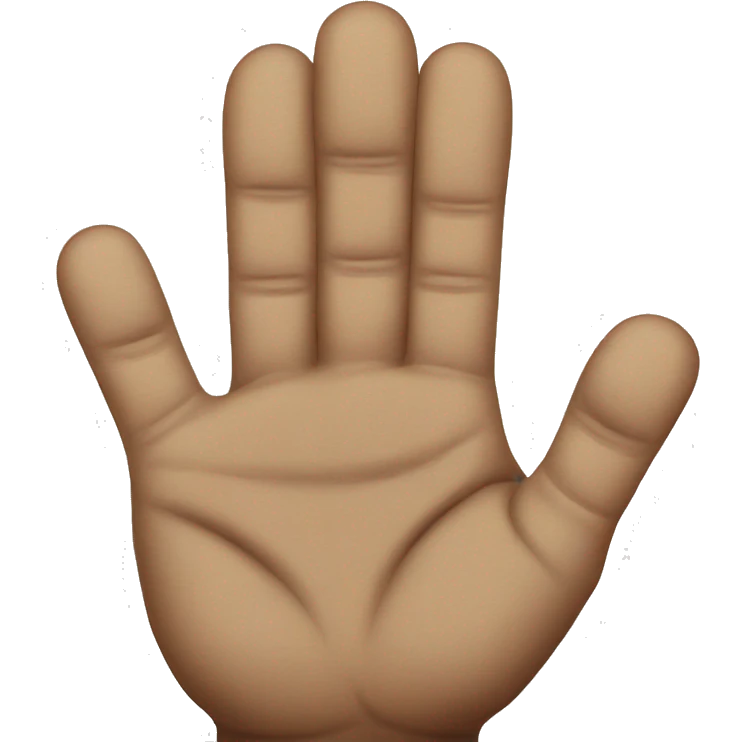 3 fingers emoji