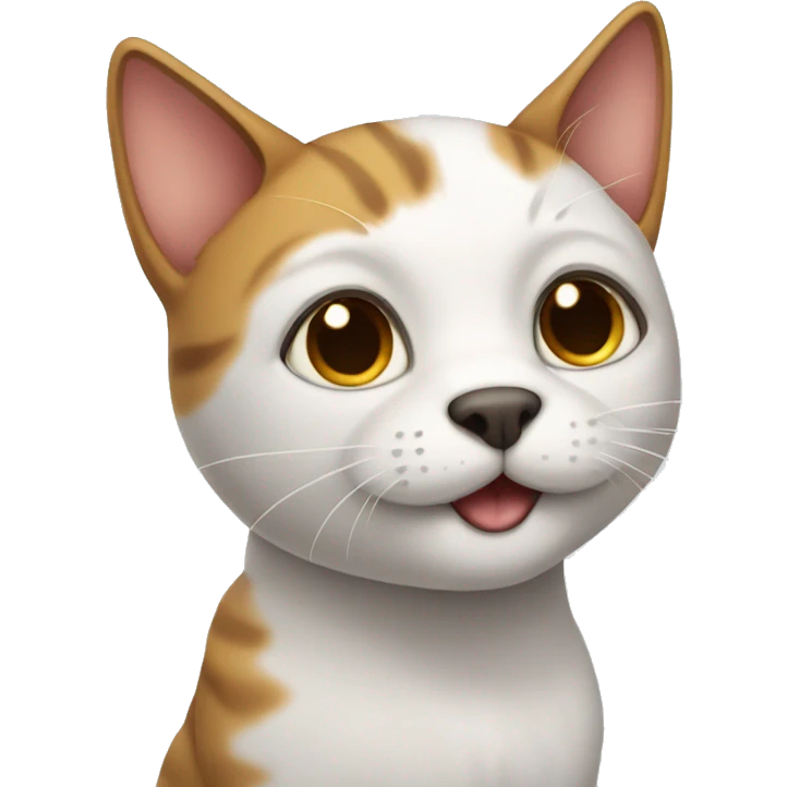 cat whit  dog emoji
