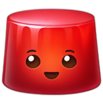 glossy-big-red-jello emoji