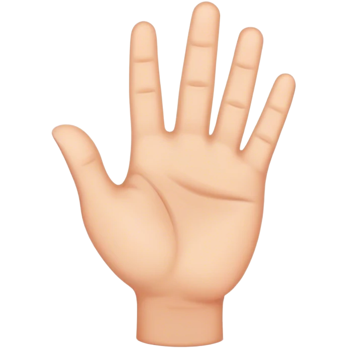 Hand emoji