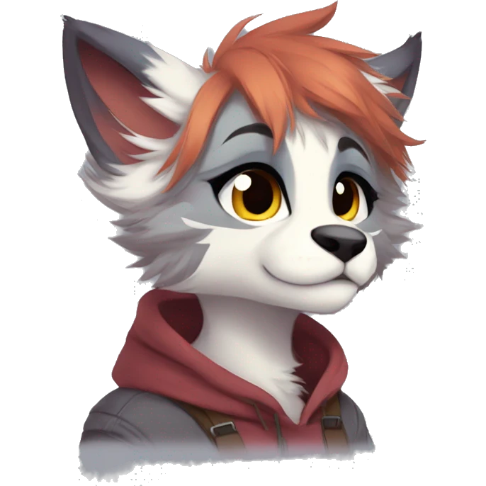 Shy edgy anthro furry by Falvie, LiLaiRa, griffsnuff, AngieWolf emoji