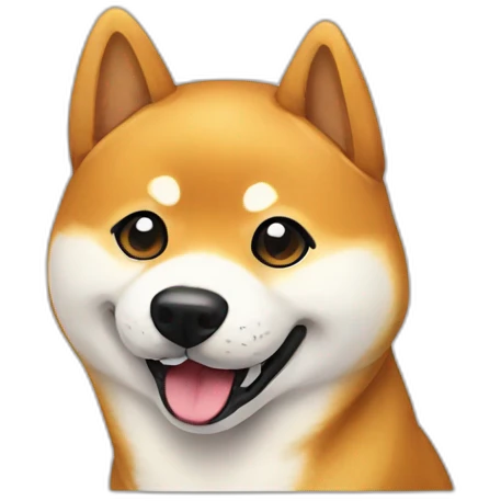 shiba inu smile emoji