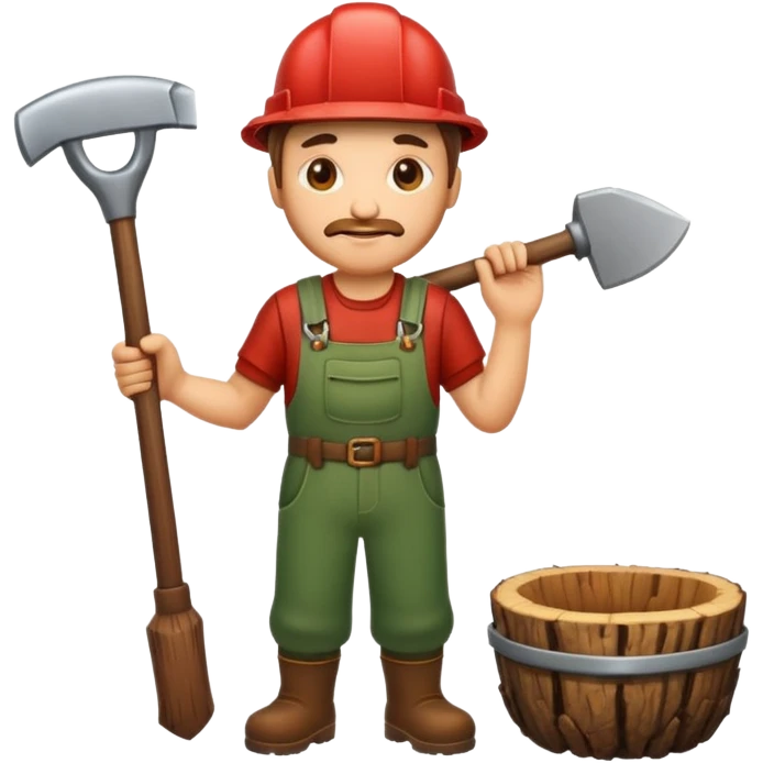 woodcutter emoji