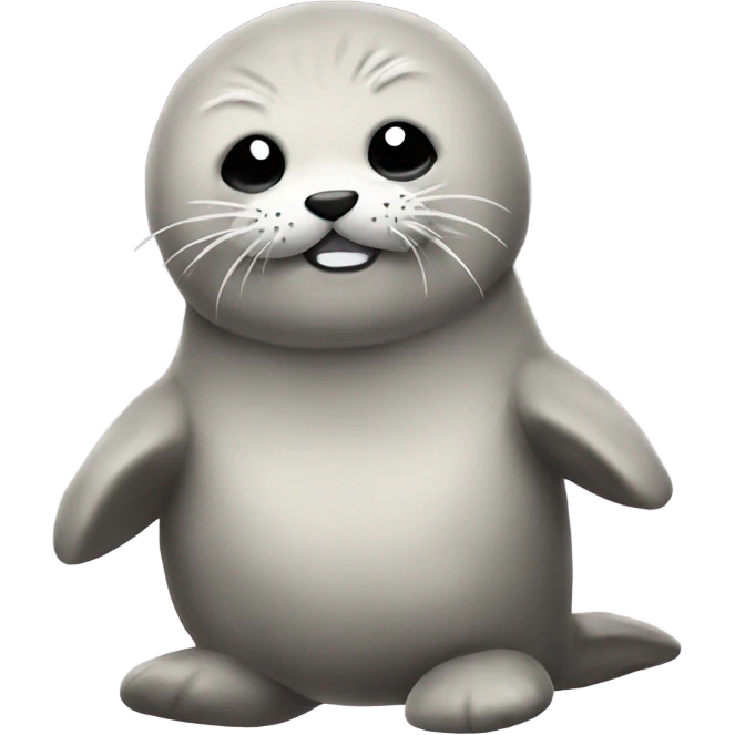 seal plushie full body fluffy emoji