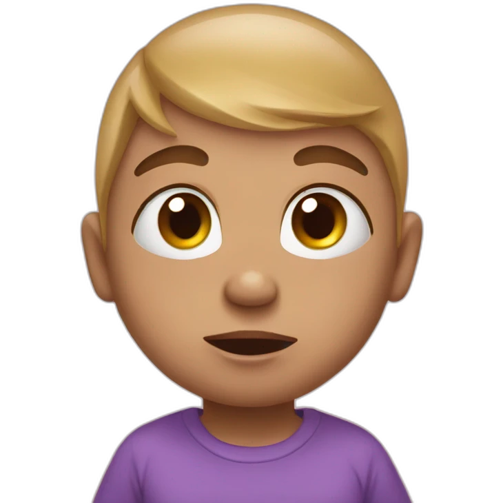 Bébé qui pleure emoji