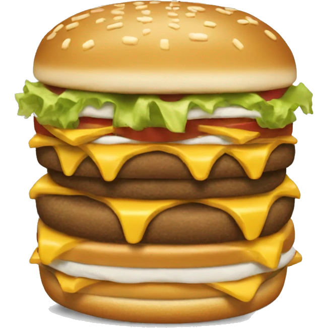 Big Mac McDonald’s one portion emoji