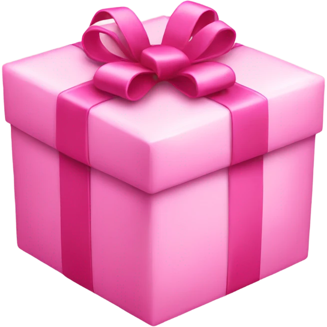 Pink present  emoji