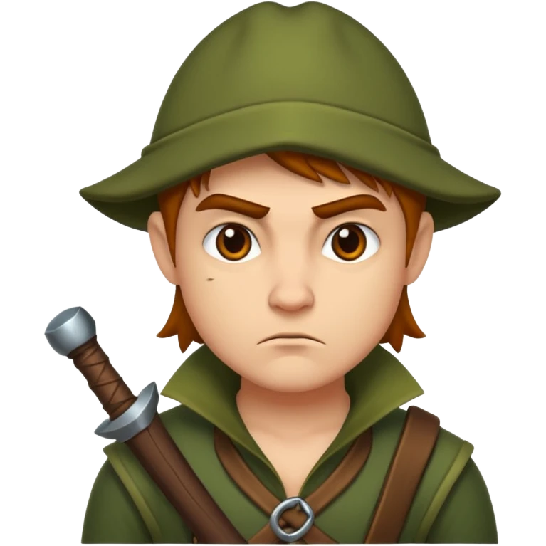 forest rogue character unimpressed stop look emoji