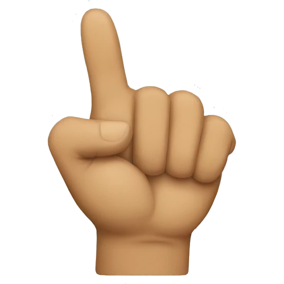 Roar Hand sign emoji