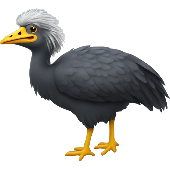 Une autruche  emoji