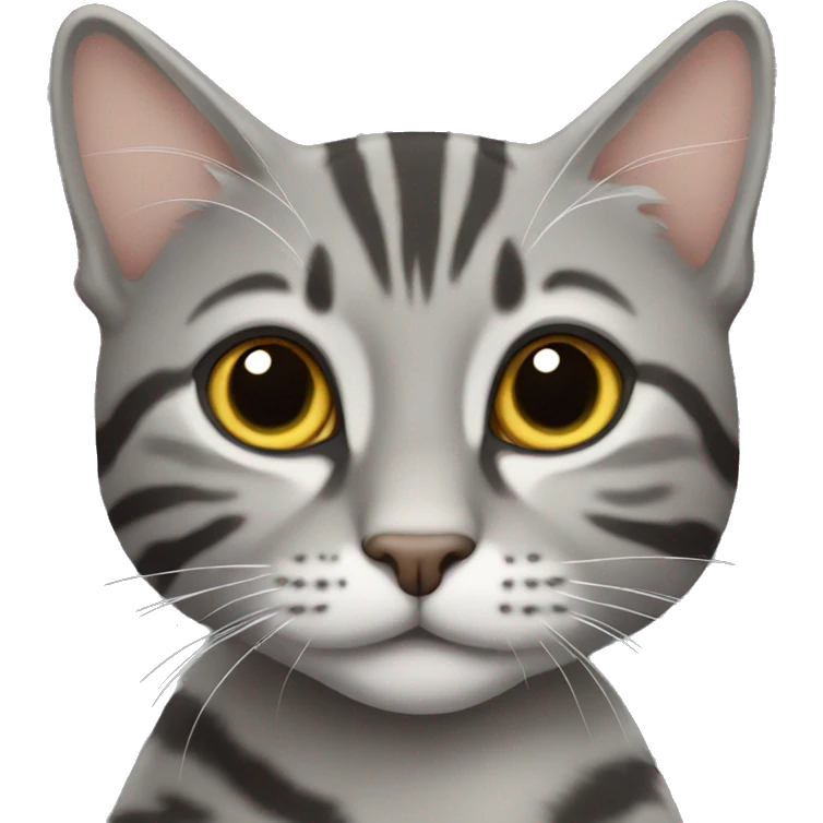 Gray tabby  emoji