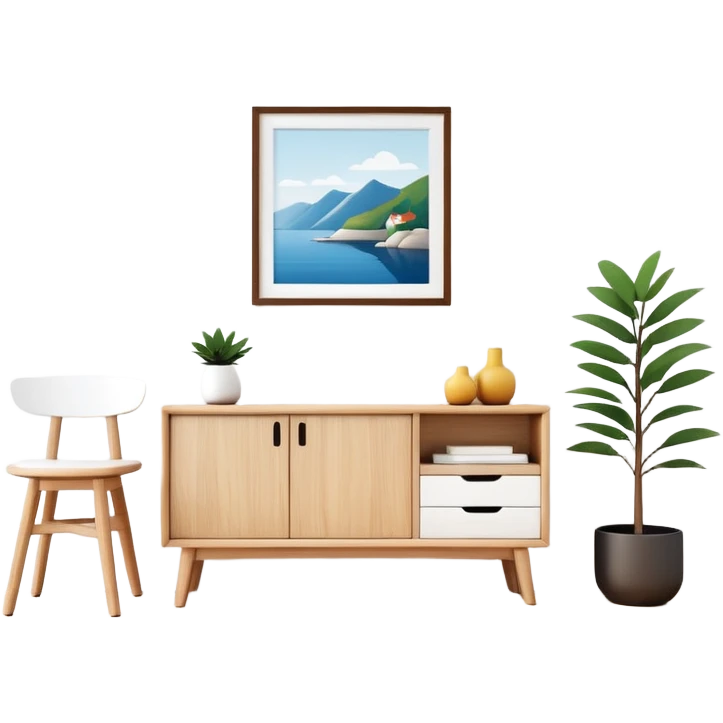 scandinavian style home decor emoji
