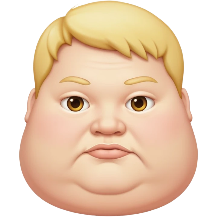 Fat pushy emoji