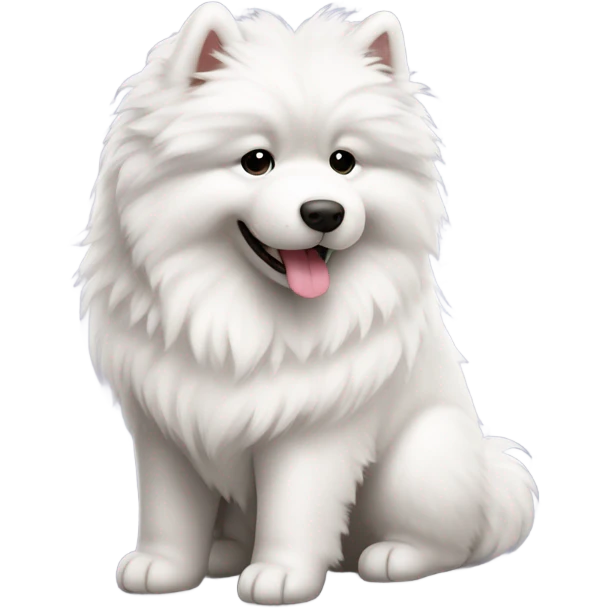Dog samojede emoji