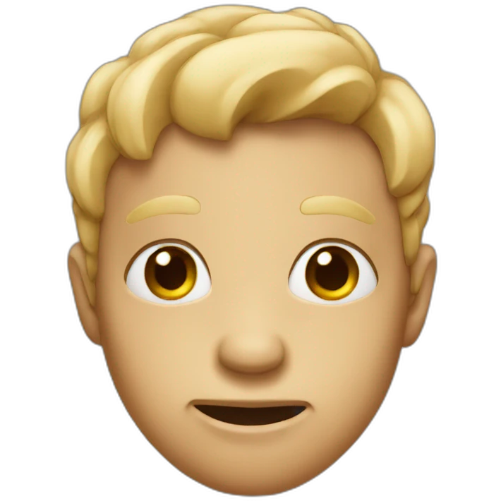 Ugly face emoji