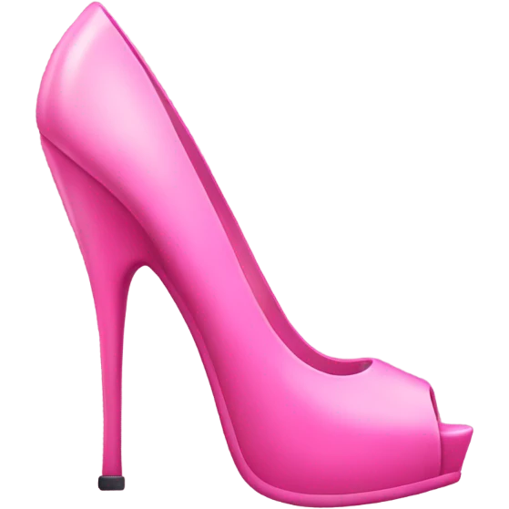 pink high heel emoji