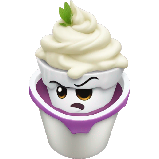 Frozen yogurt  emoji
