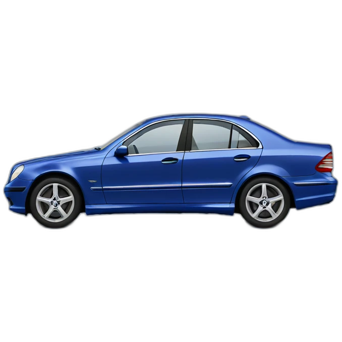 blue mercedes w203 emoji