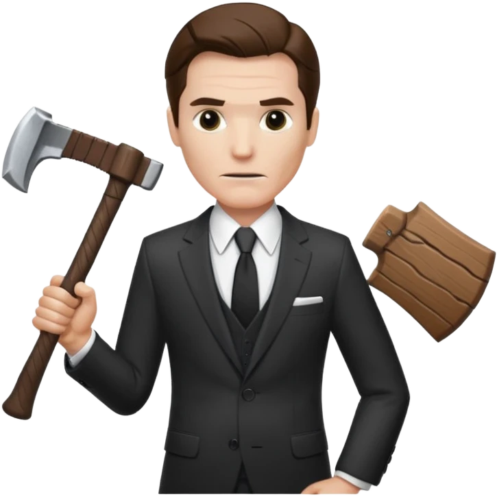 Американский психопат с топором emoji