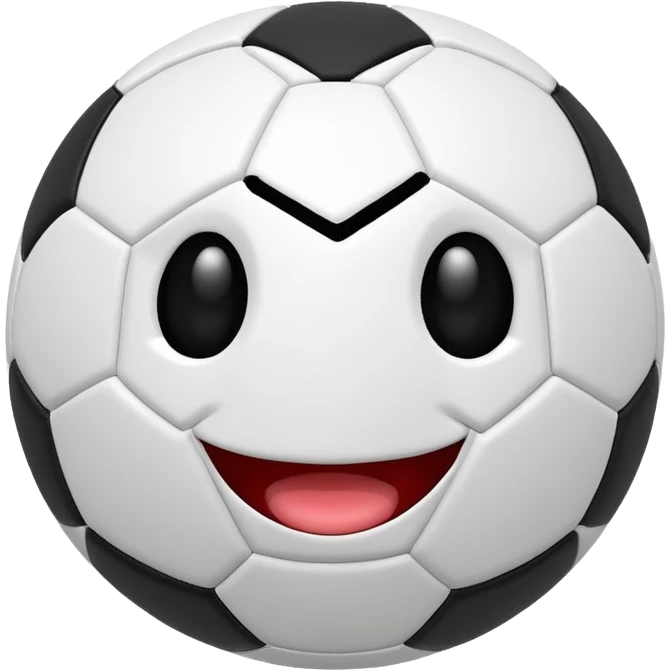 BALON DE FUTBOL CON EMOCIONES emoji
