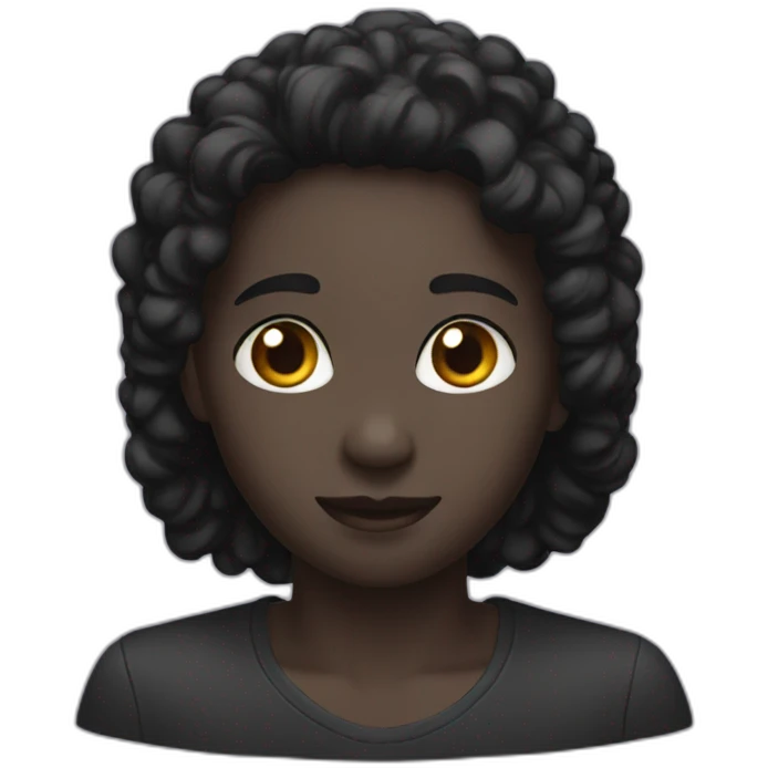 short black hear emoji