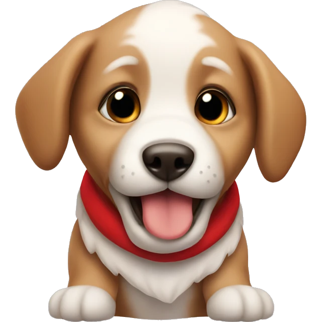 Santa Claus puppy  emoji