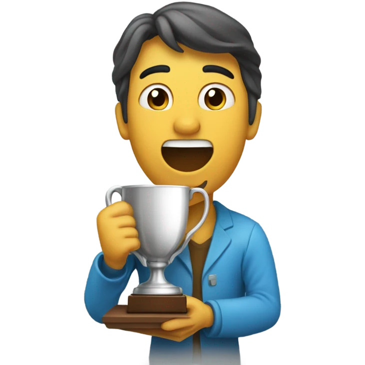 Ladrón con una copa emoji