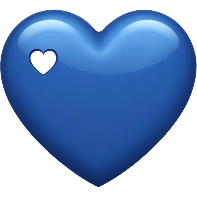darkblue heart emoji