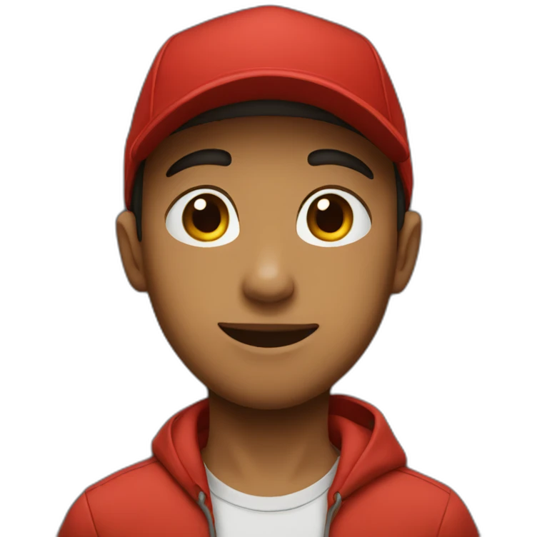 Boy in a red cap emoji