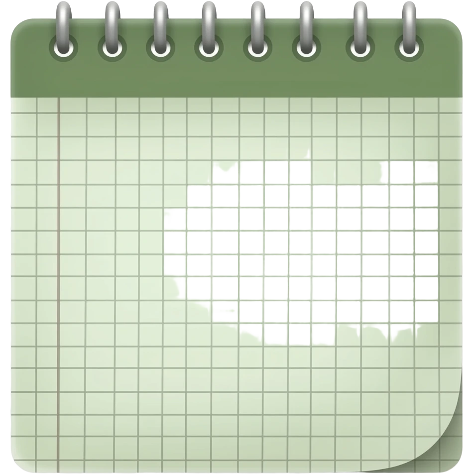 notepad is dark olive green emoji