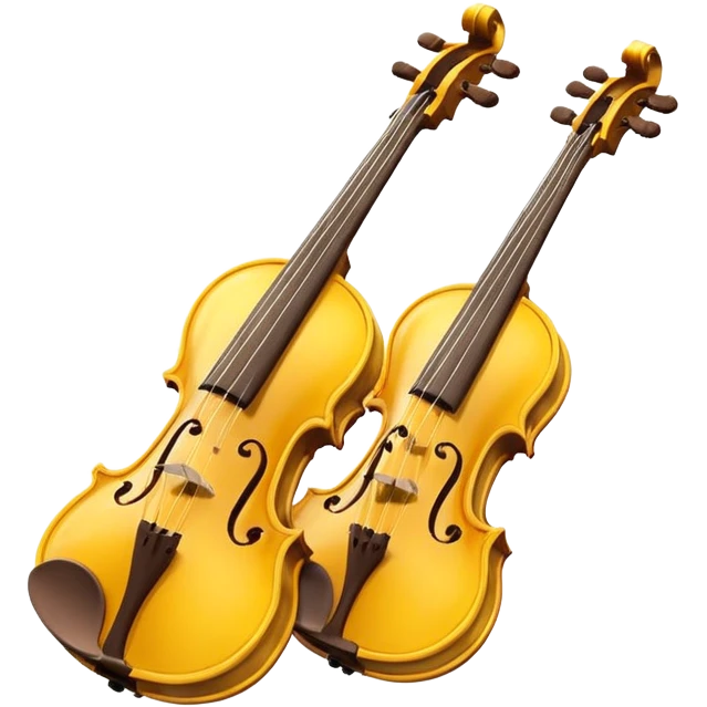 yellow violins emoji