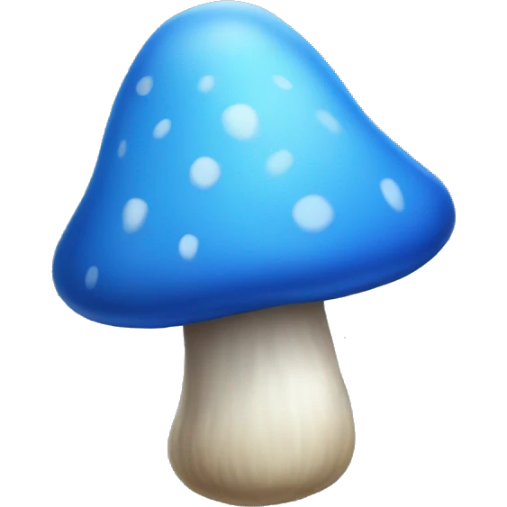 Blue mushroom  emoji