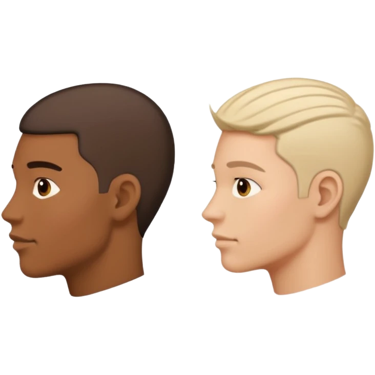 profile heads with dialogue lines emoji