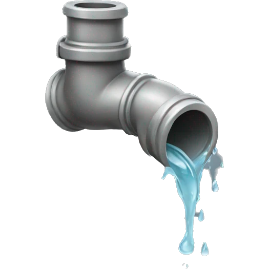 Leaking pipe emoji