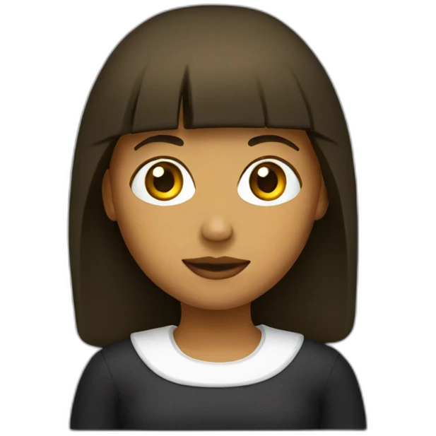 Lisa-black emoji