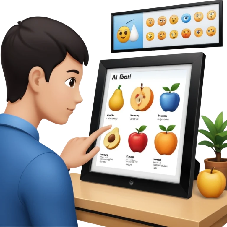 Real vs ai generator emoji