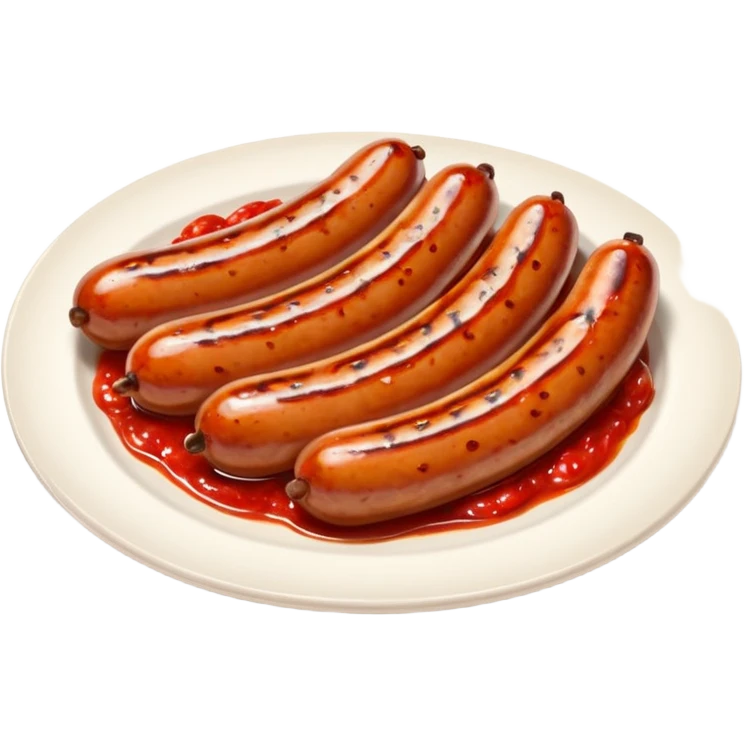 sausages with tomato sauce emoji