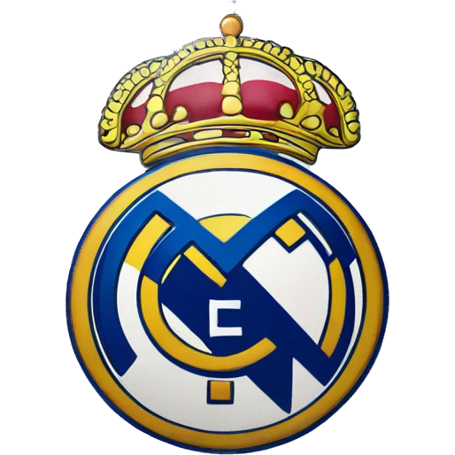 Real madrid logo and half honduras flag emoji