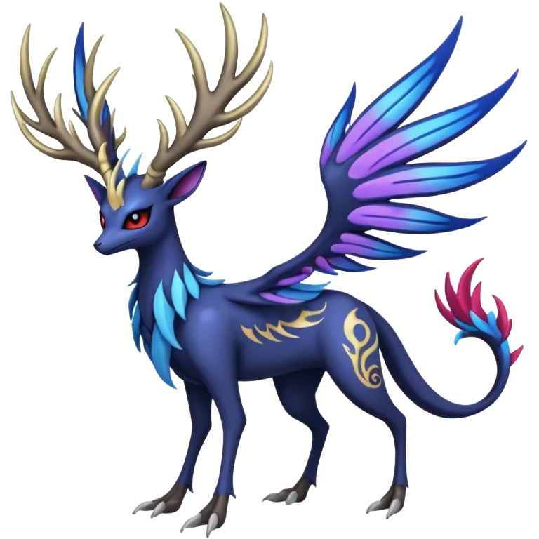 Xerneas-Nargacuga-Lunala-Vikavolt-fusion emoji