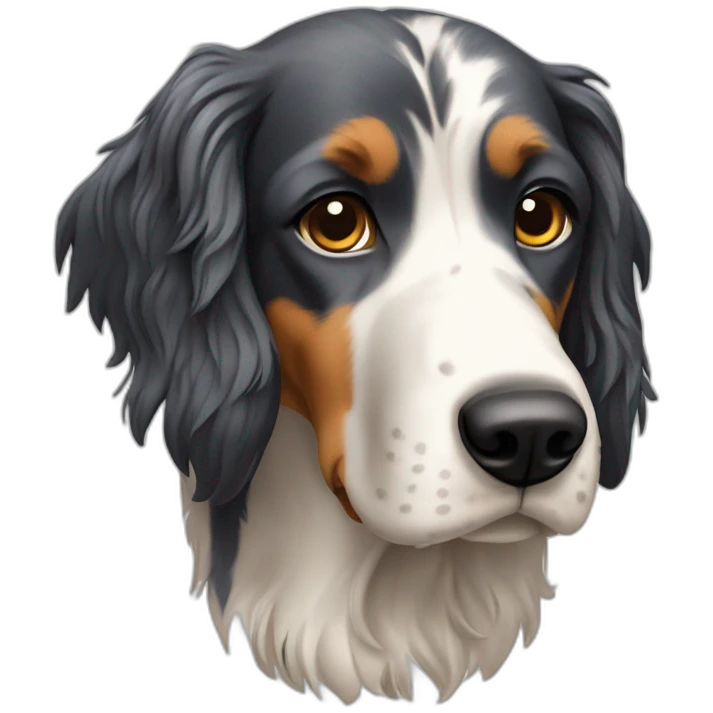 perro setter irlandes emoji