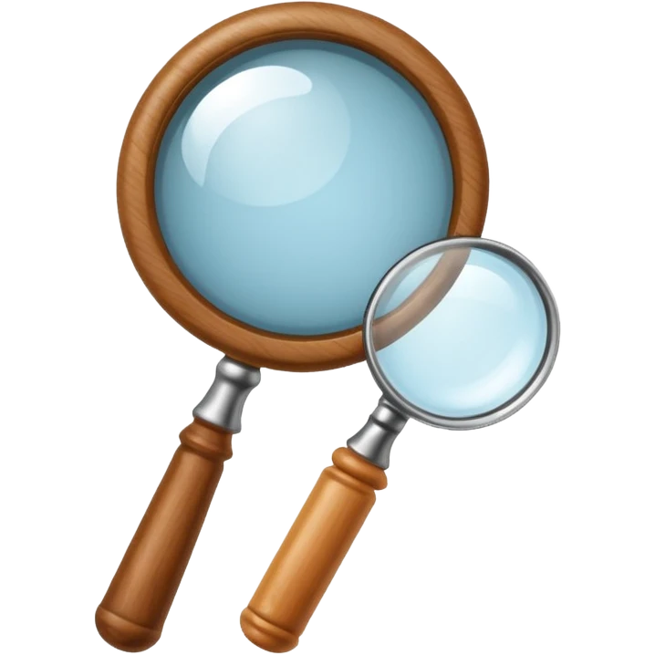 magnifying glass emoji