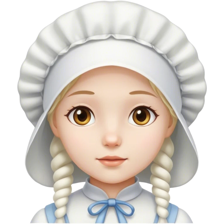 girl with bonnet  emoji