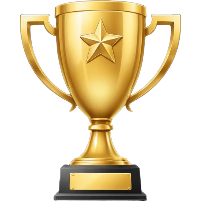 trophy champions league to write champions league emoji