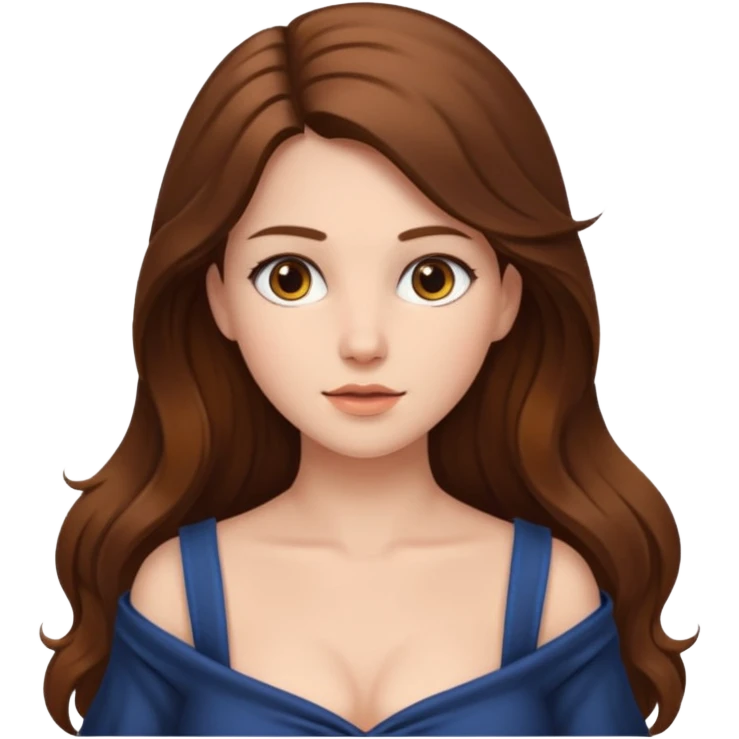 دختر سینه باز  emoji