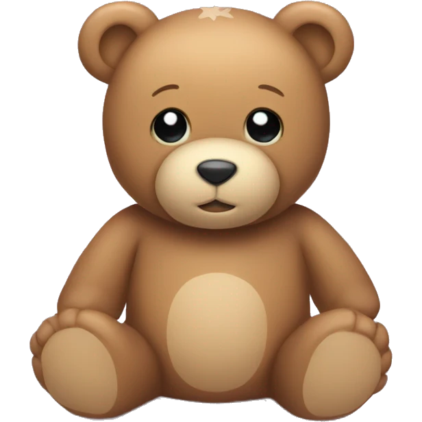 teddy bear with stars emoji