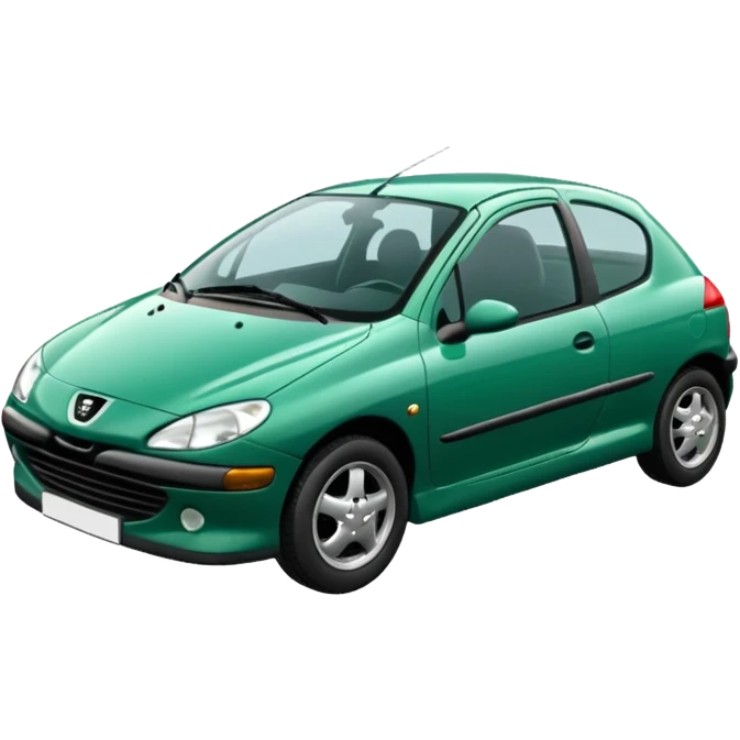 1999 Peugeot 206 emerald green  emoji